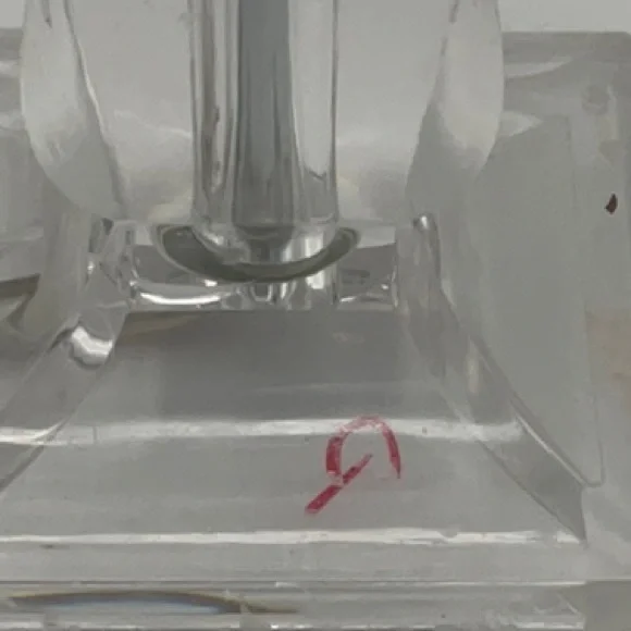 White and Pink Bow Table Lamp - Picture 3 of 4